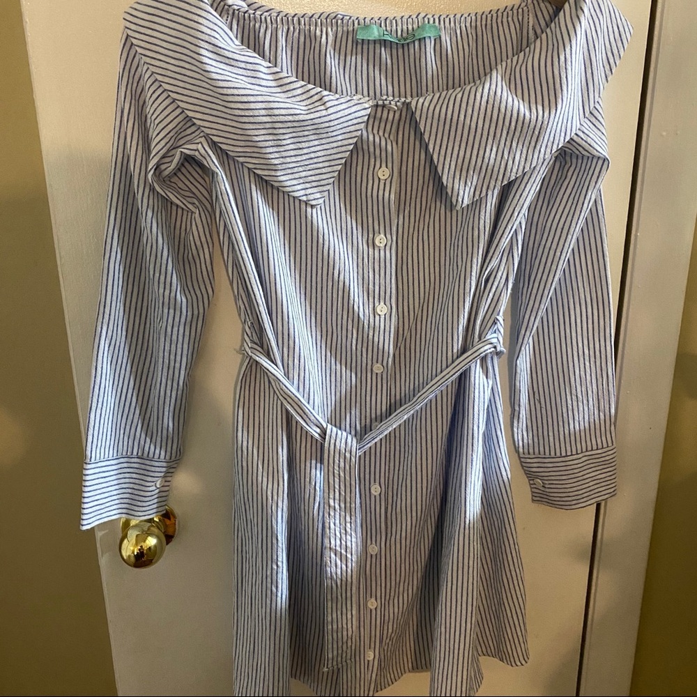 Karlie Seersucker Dress Size S